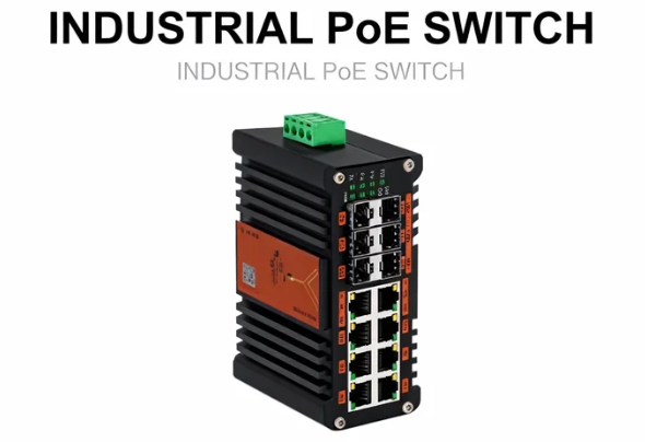 Managed Gigabit Poe Switch 8 Port 802.3At - สวิตช์ PoE แบบจัดการระดับอุตสาหกรรม L2+ 8 พอร์ต