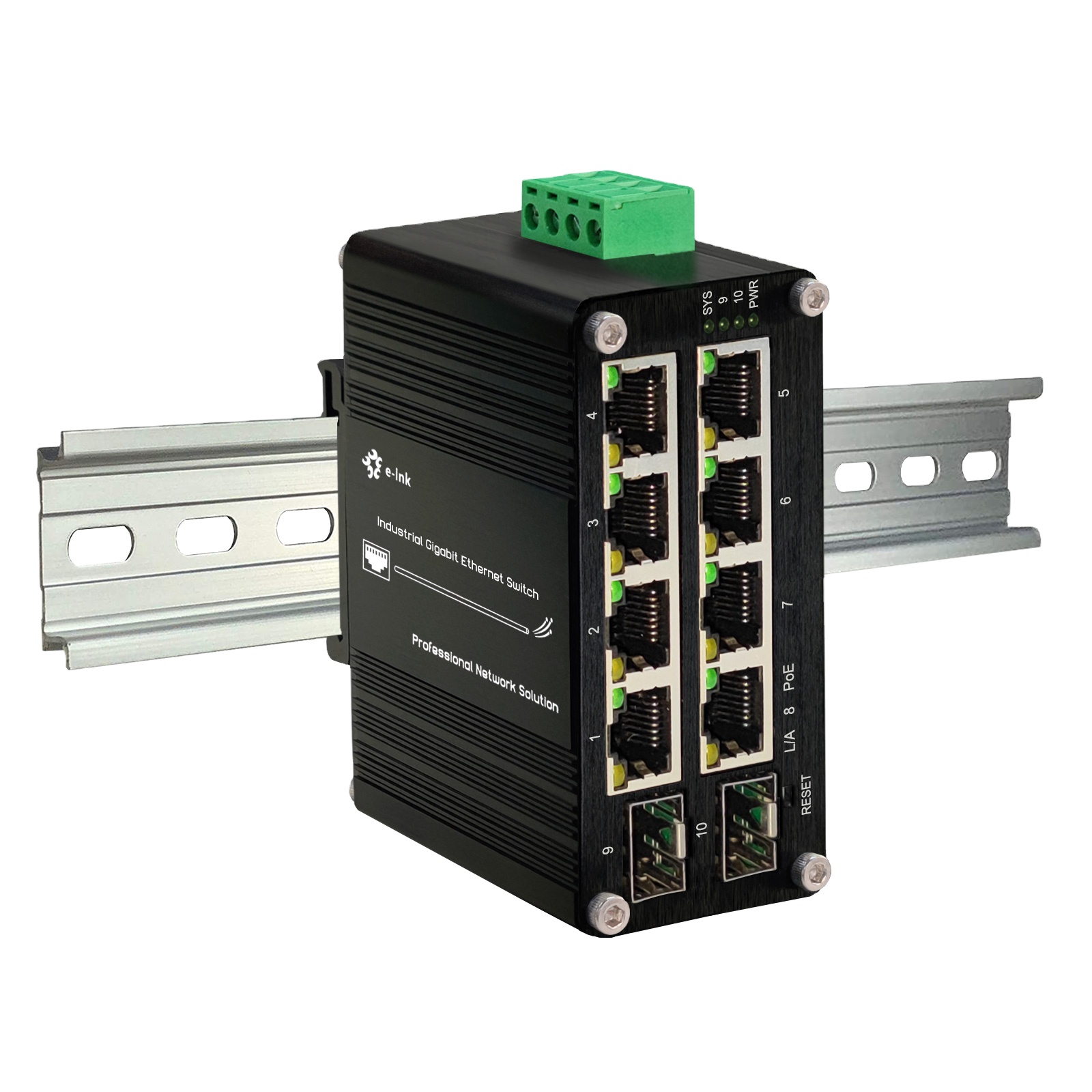 สวิตช์ PoE แบบจัดการ 8 พอร์ต 1 - Managed Gigabit Poe Switch 8 Port 802.3At บทวิจารณ์และราคา