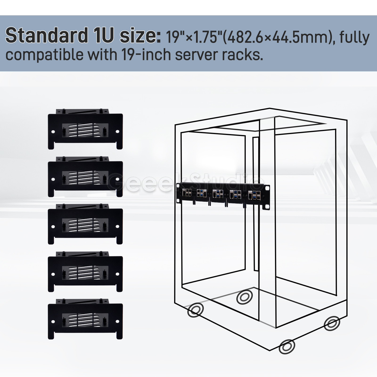 1U Rack Mount สําหรับ Raspberr - Deskpi Super6C บทวิจารณ์และราคา